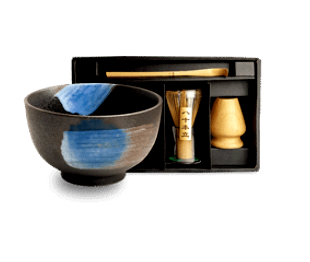 Edo Kuro Suishou Matcha set XL