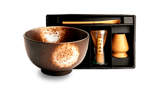 Ensemble Matcha Edo Kuro Bizen XL