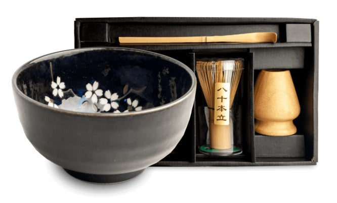 Edo Anemone Blue Matcha set XL