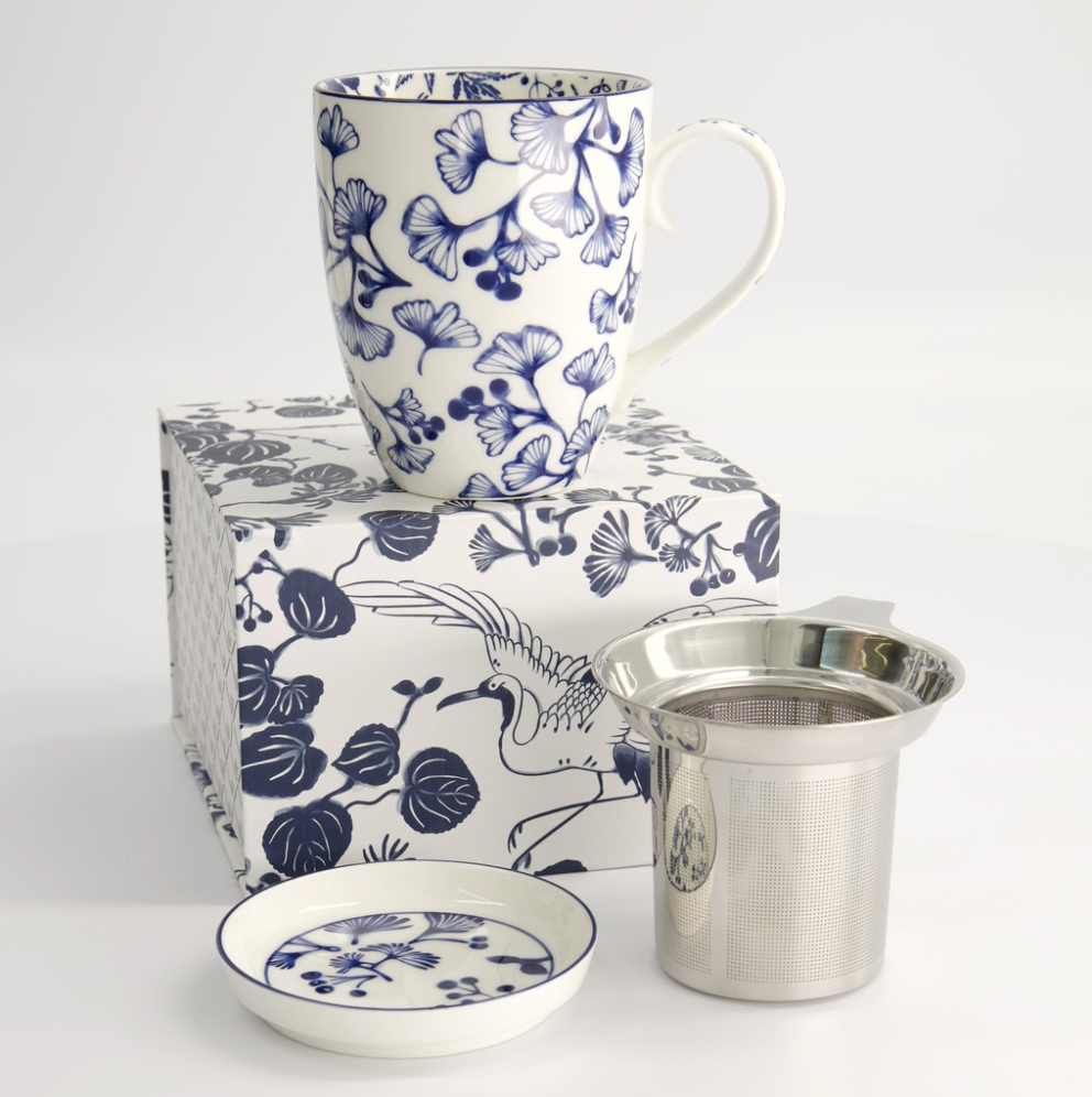 Flora Japonica Mug Coffret Cadeau Gingko 380ml