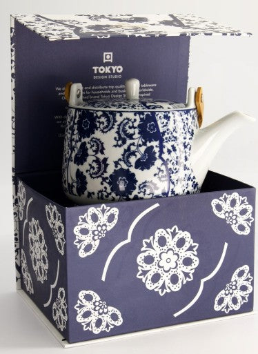 Teapot Blue Flower, 1000ml