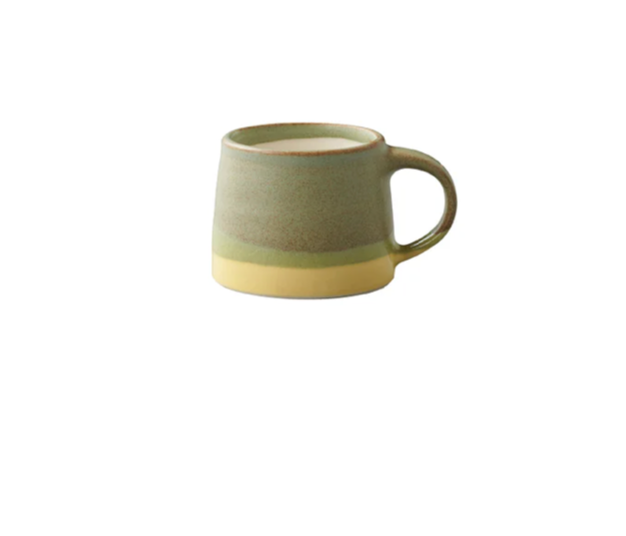 Kinto Slow Mug 110ml - Vert & Jaune