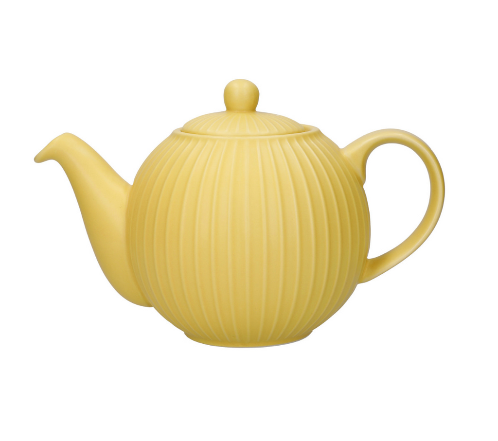 London Pottery Globe Theepot met Zeefje, 4 kopjes, Geel