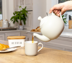 London Pottery Globe Theepot met Zeefje, 6 kopjes, Nordic Grey
