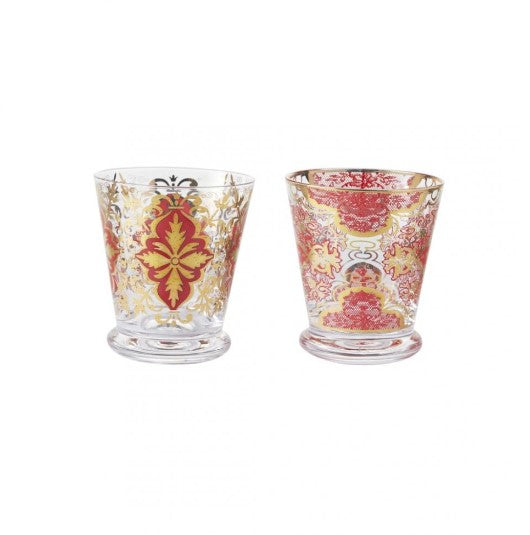 Livellara Damasco Tumbler Red 300ml, set