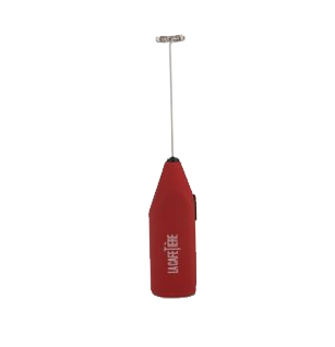 La Cafetière Mousseur à lait, rouge