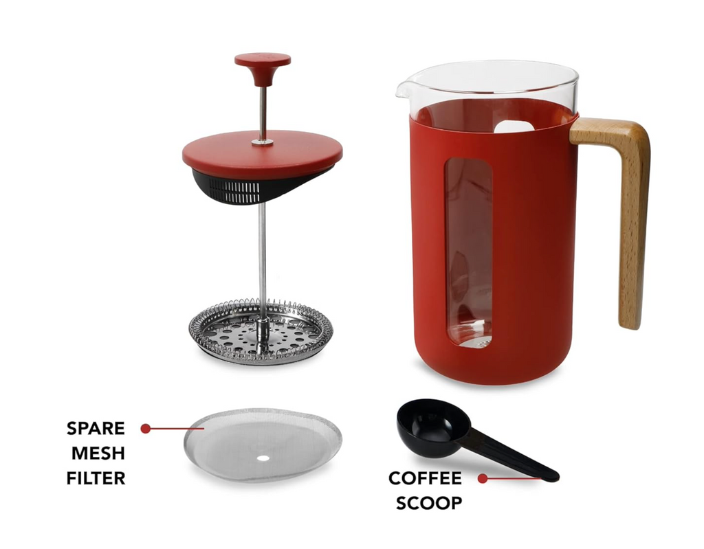 La Cafetière Pisa Red - 8Cup