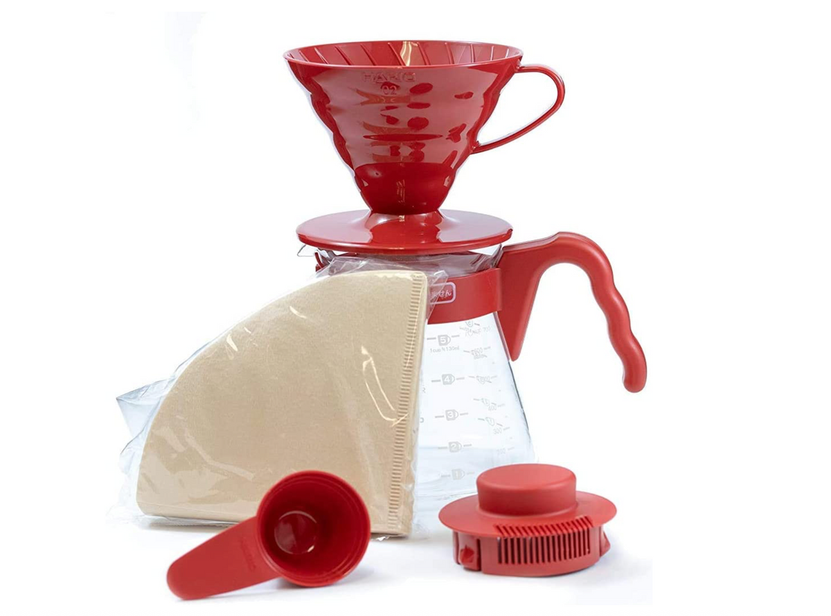 Hario V60 - Pouroverkit Rood