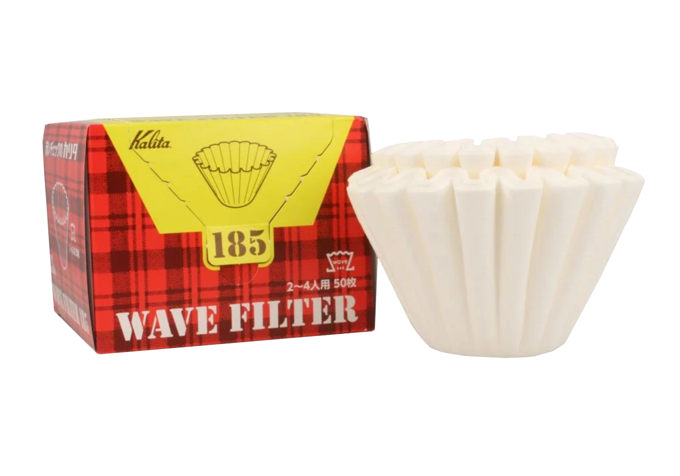 Kalita - White Filter Wave 185 - 50st