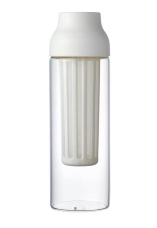 Carafe à infusion froide Kinto Capsule - blanche