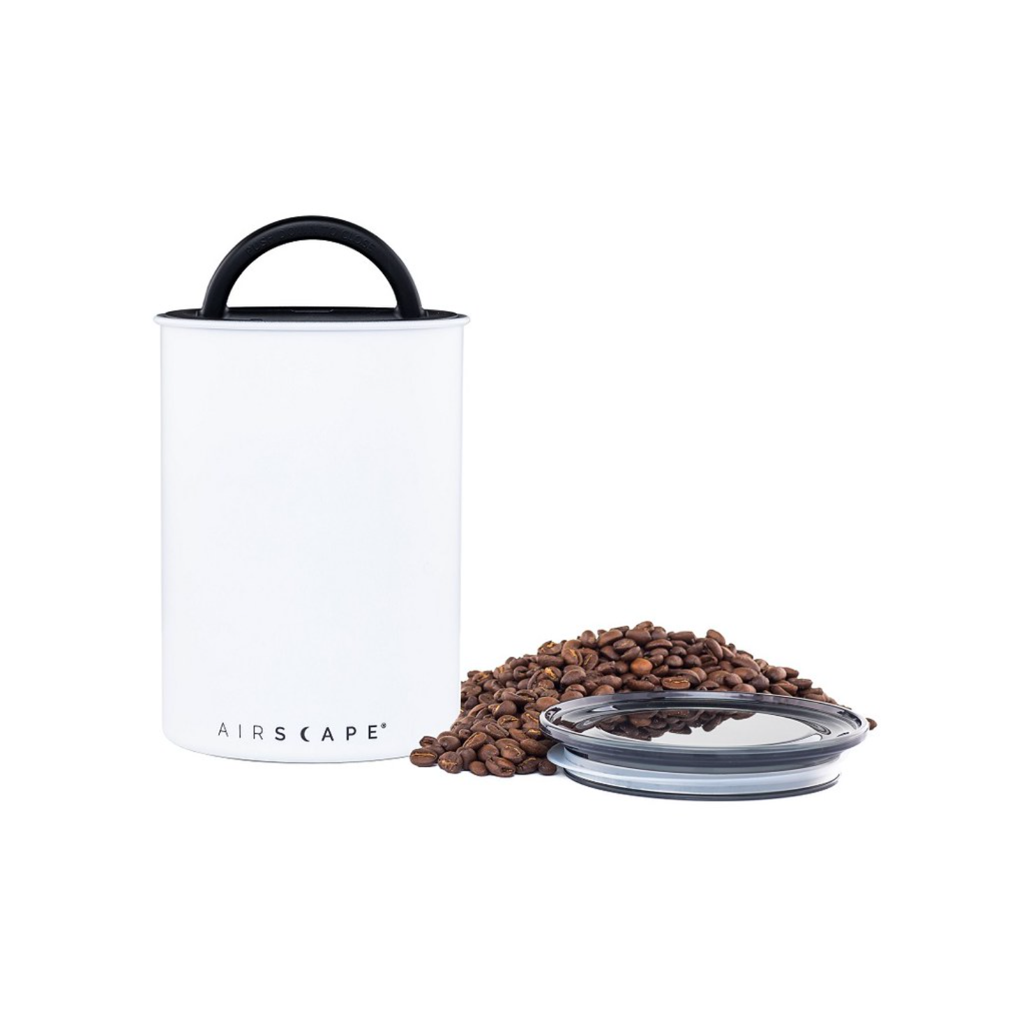 Airscape metal box 500gr Matte White