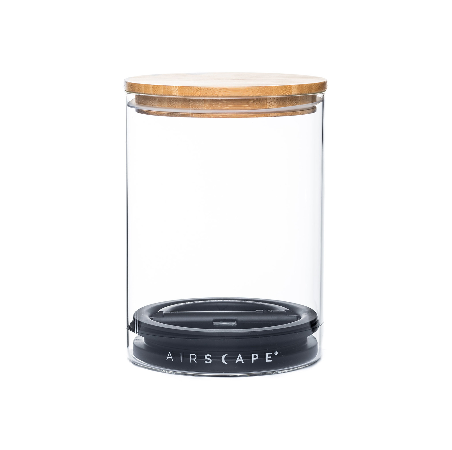 Airscape glass box 500gr bamboo lid