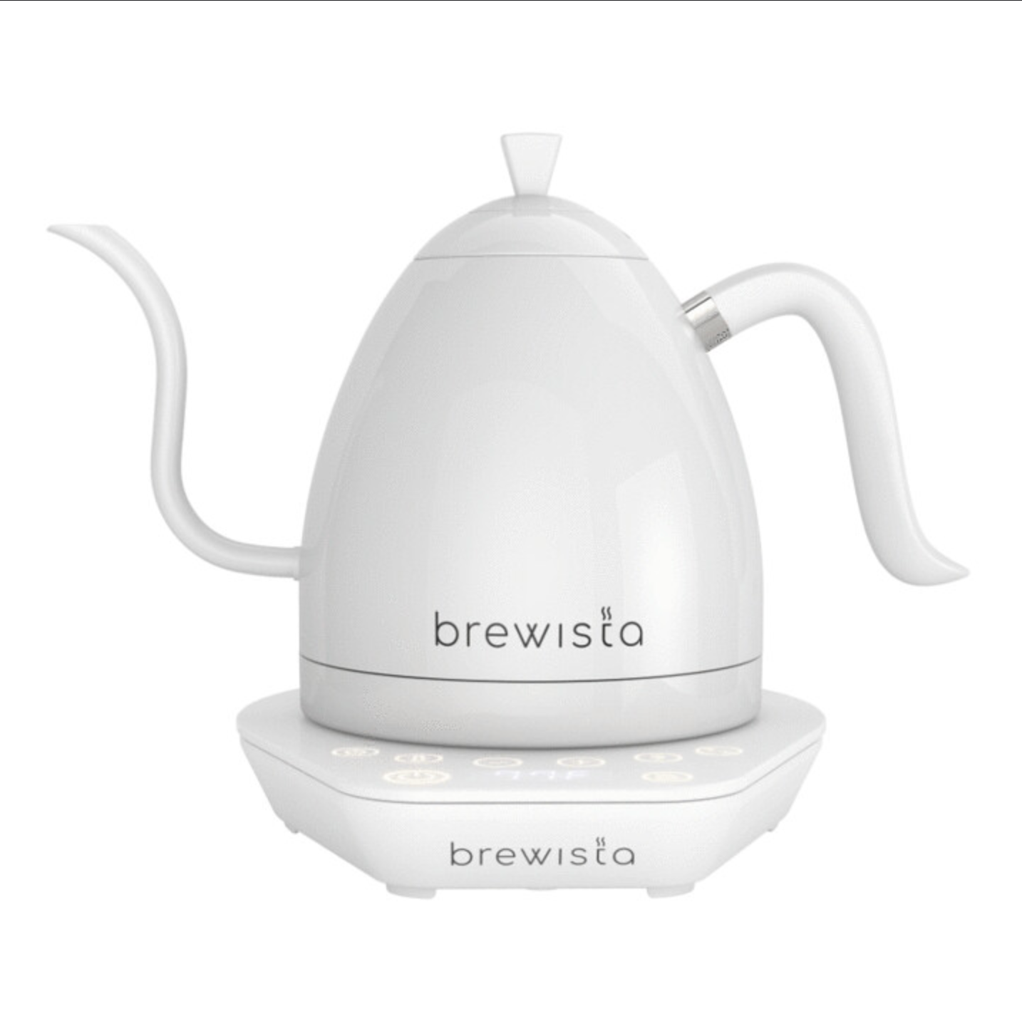 BREWISTA - Bouilloire Électrique All White - poignée blanche 1L