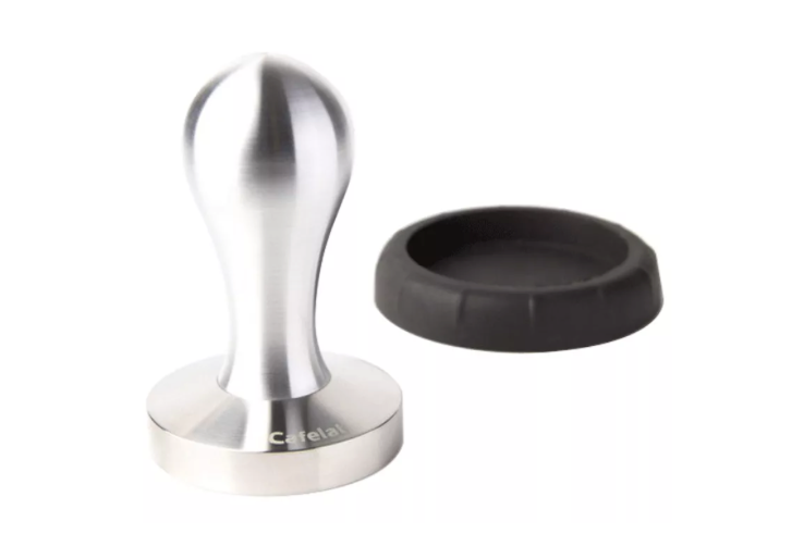 Cafelat dameur aluminium 58mm avec siège