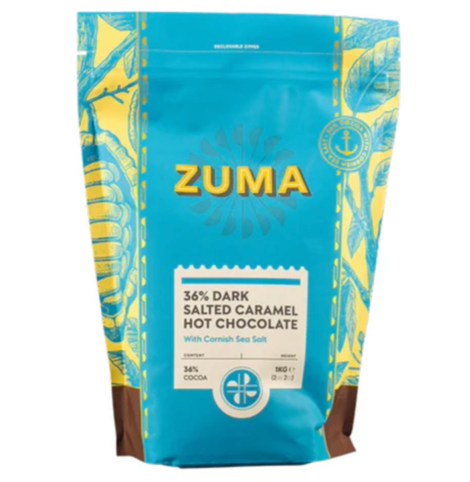 Zuma Dark Salted Caramel Chocolade- 1kg bag