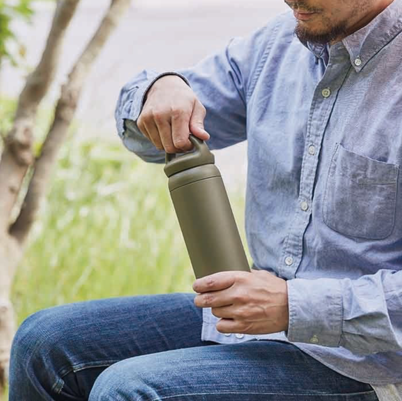 Gobelet Kinto Day off 500ml - Kaki