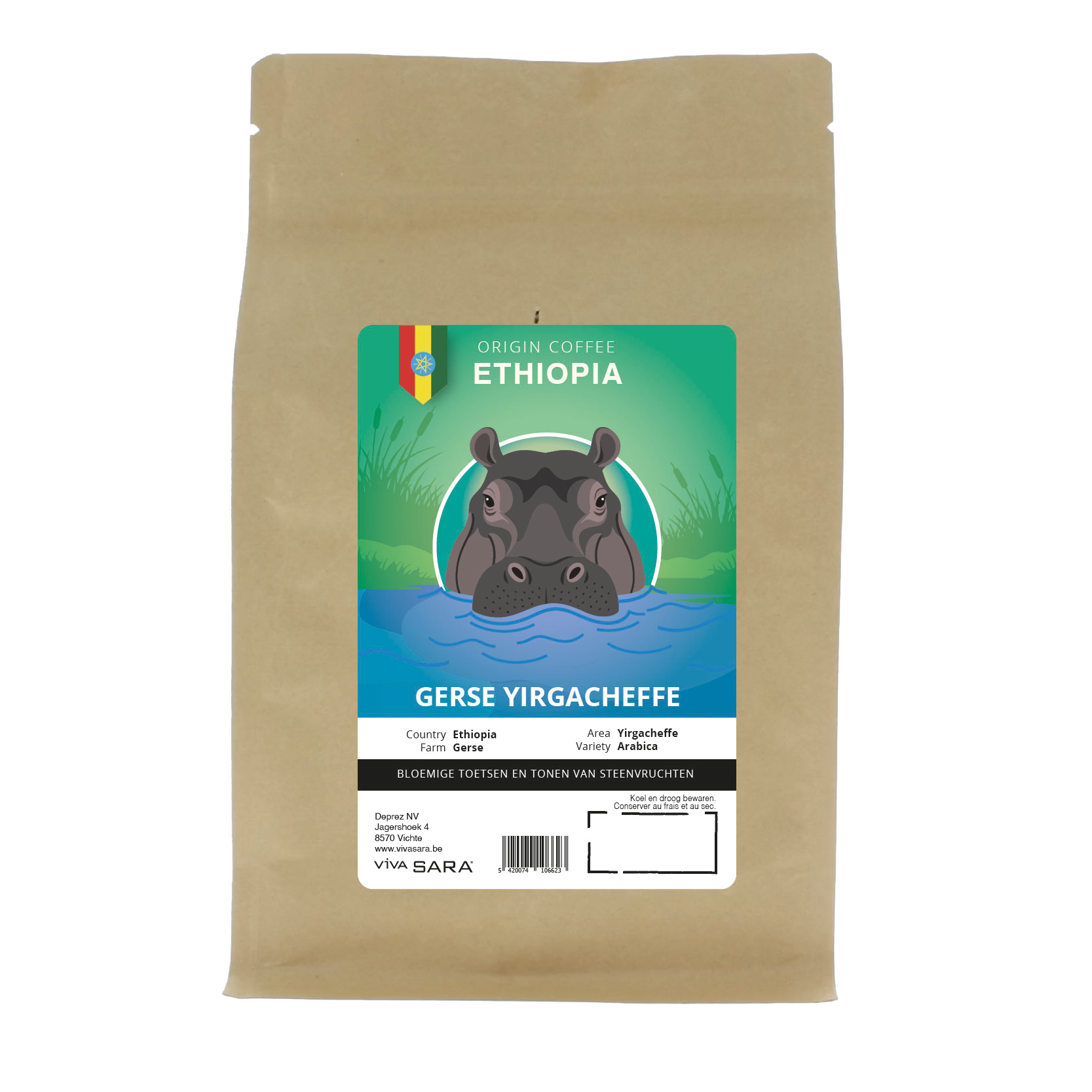 Ethiopie Yirgacheffe Gerse Naturel