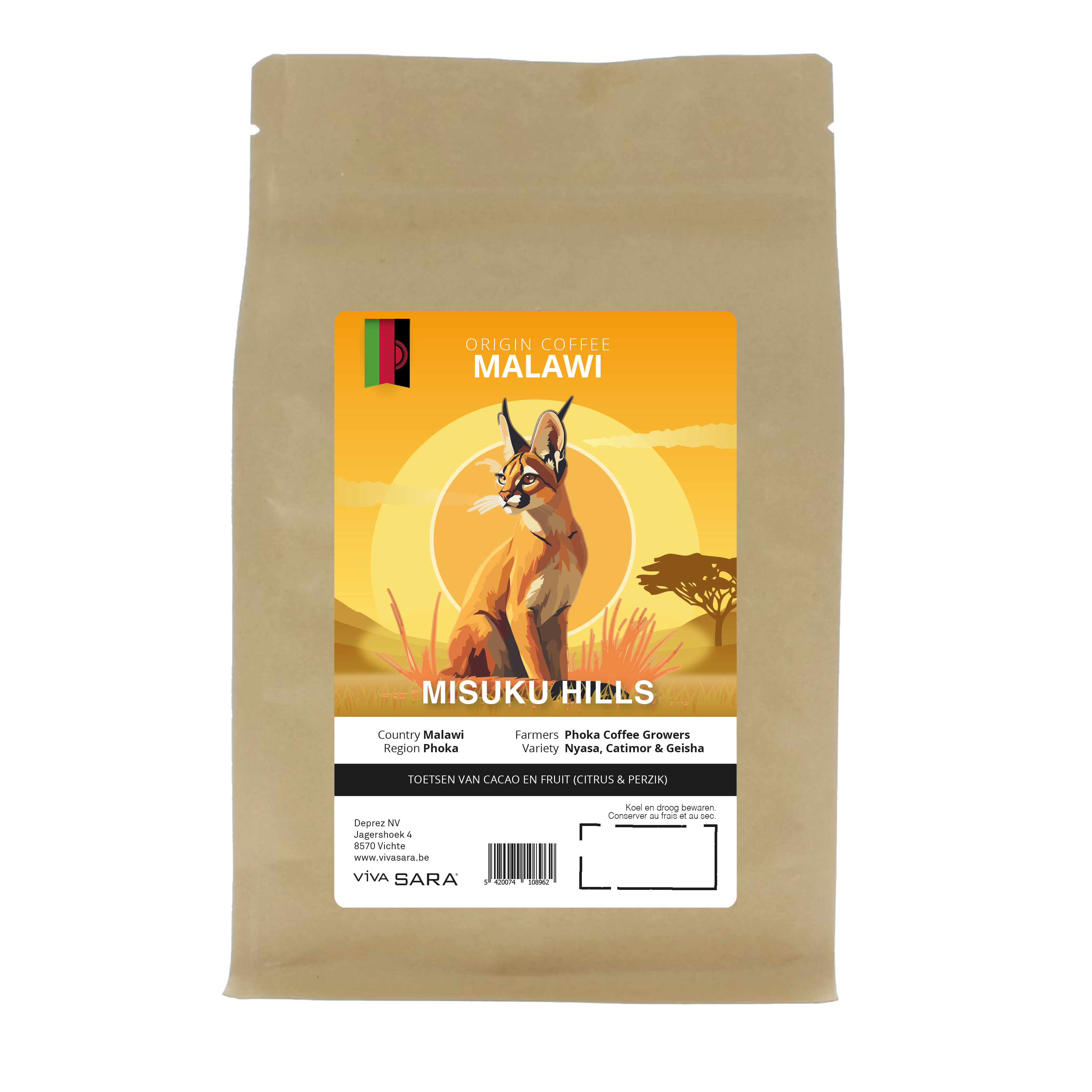 Malawi, collines de Misuku