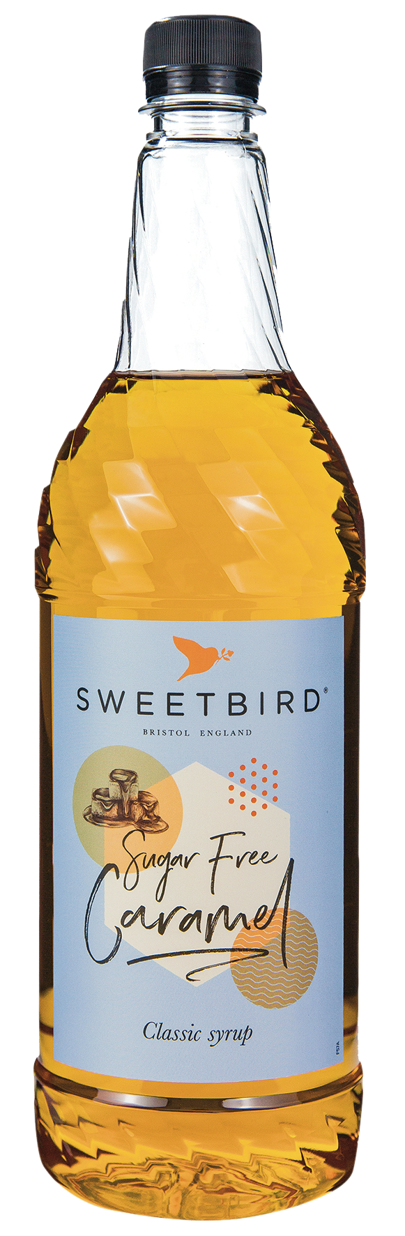 Suikervrije Siroop Sweetbird Karamel-1L