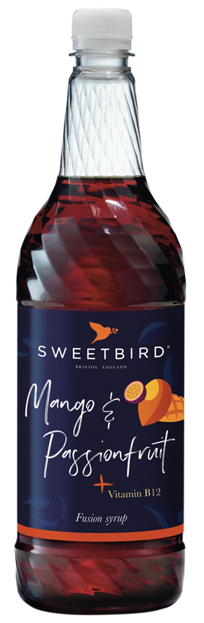 Siroop Sweetbird Fusions Mango & Passionfruit Vit B 1L
