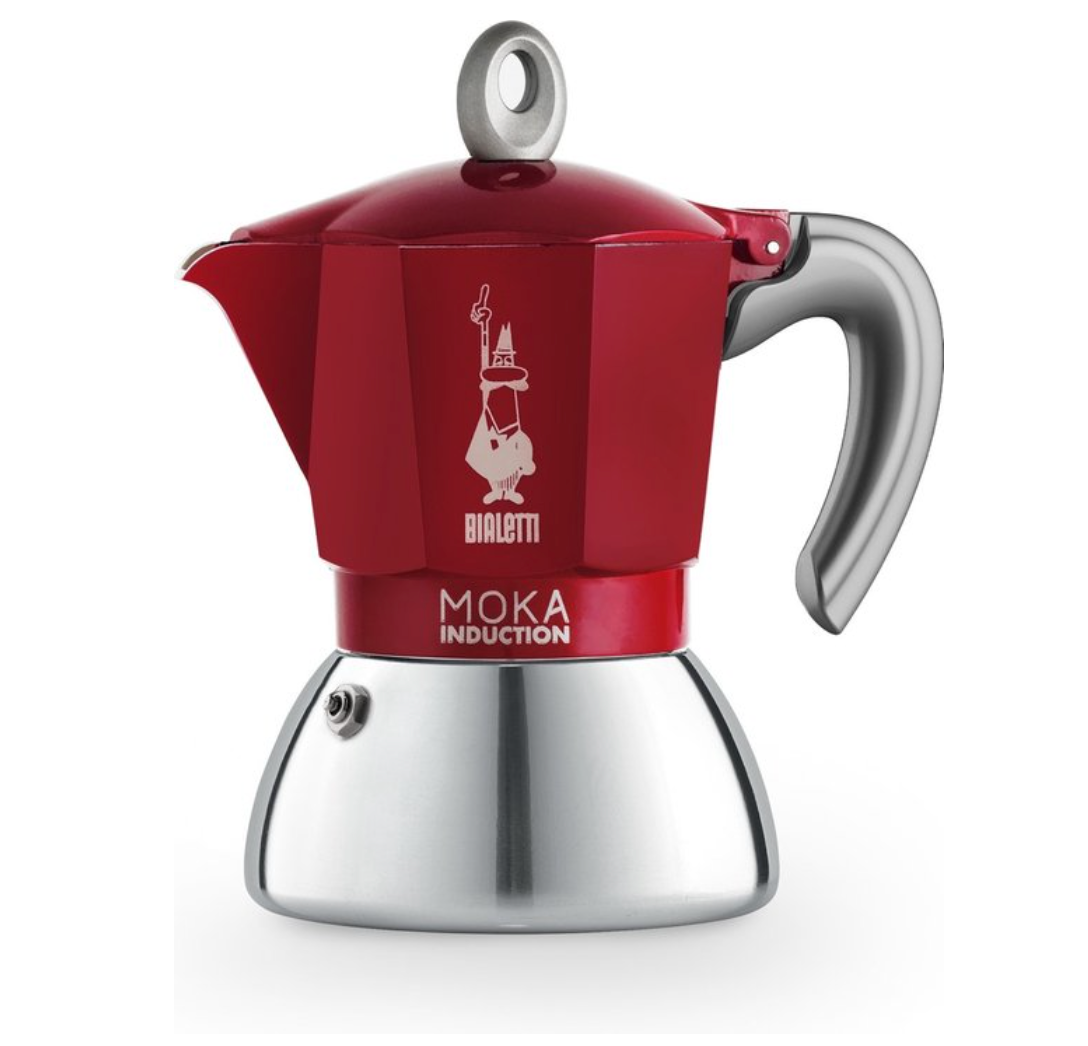 Bialetti Moka inductie rood - 2 kops