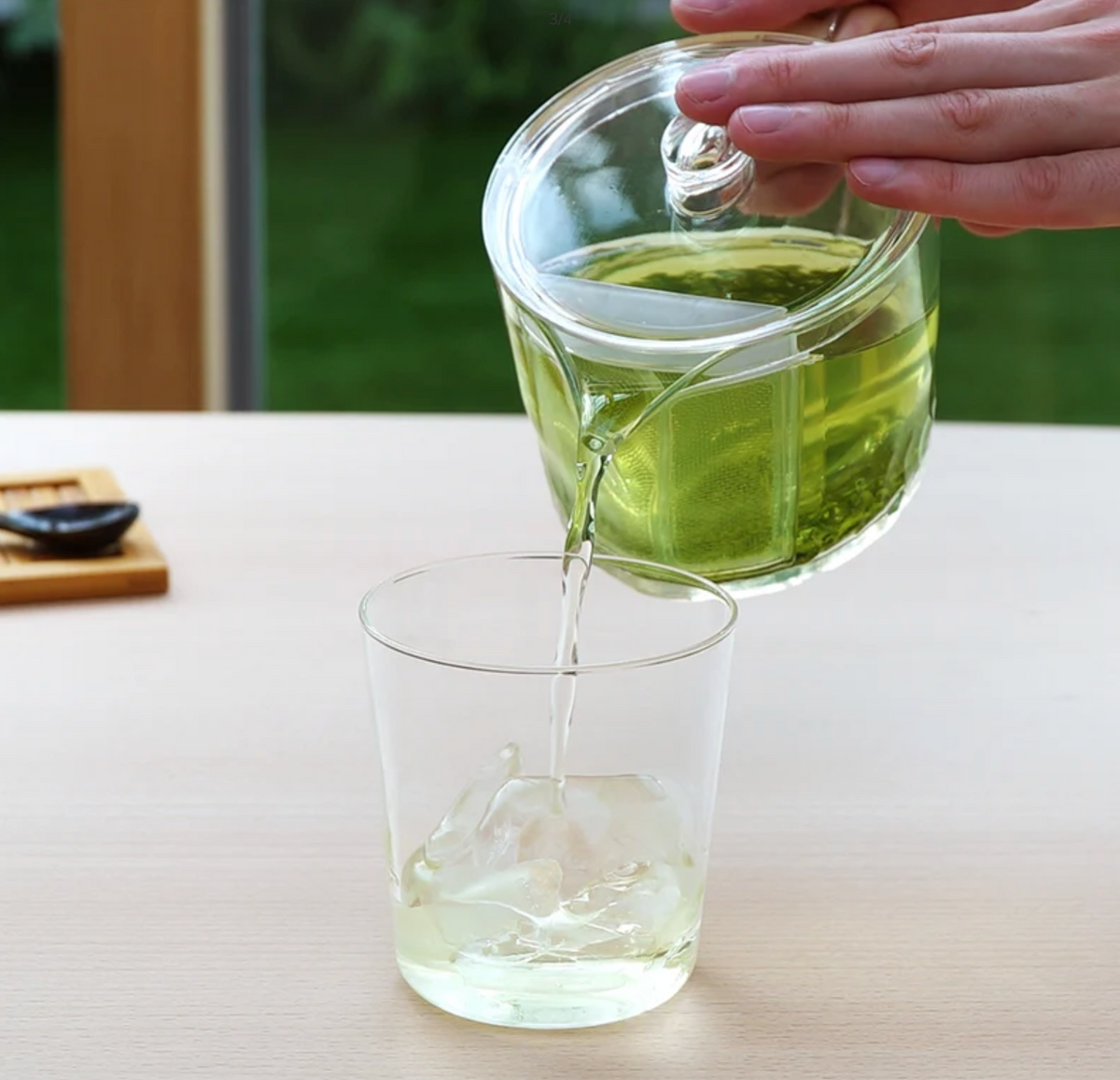 Hario Theekan met filter "Asanoha"- 450ml