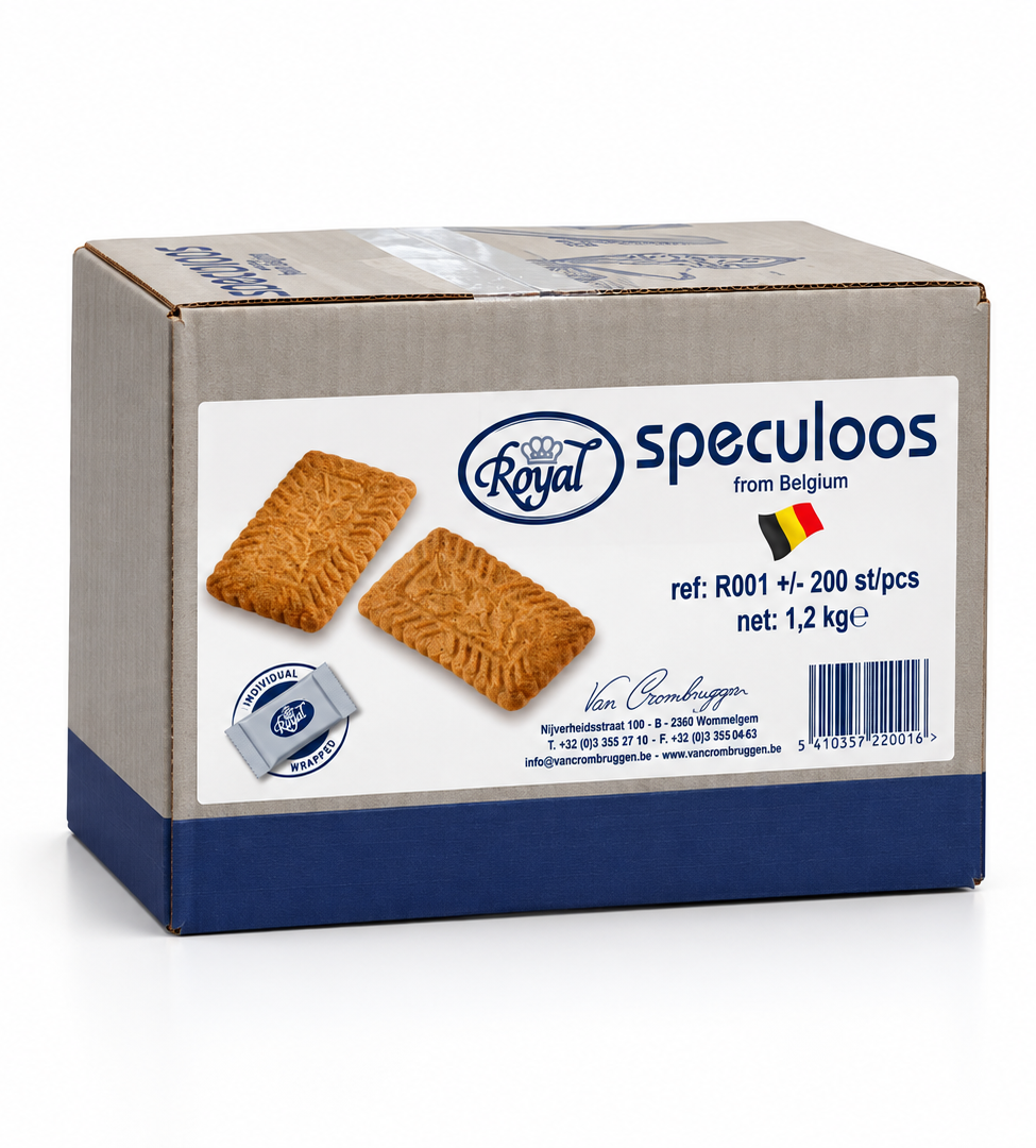 Speculaas verpakt koffiekoekje 200st
