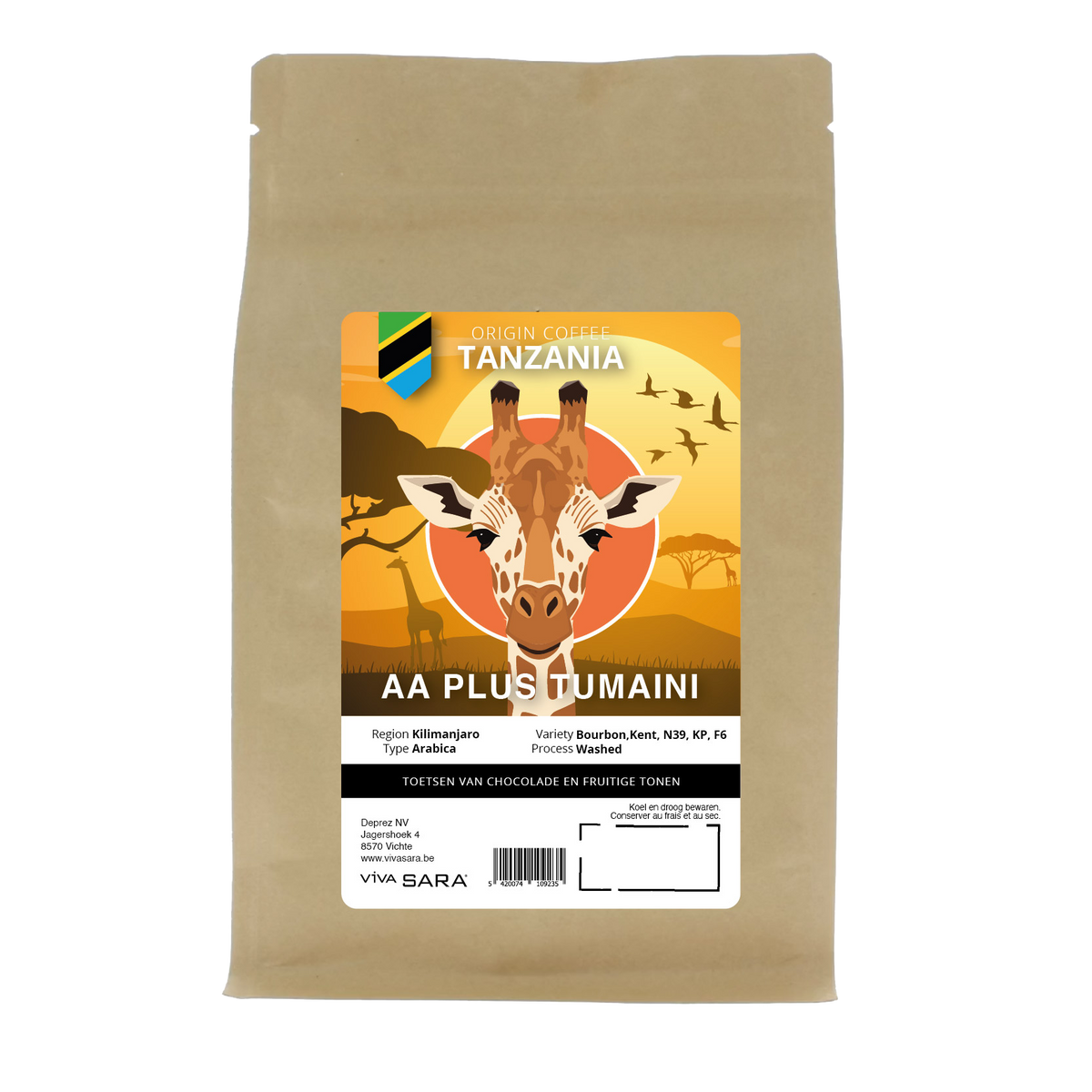 Tanzania Tumaini AA Plus - 250g