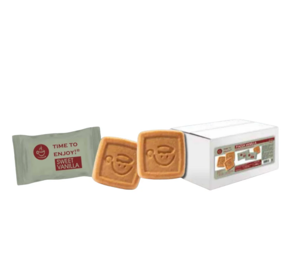 Piazza Vanille verpakt koffiekoekje 400st