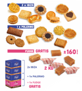 Colli verpakte koekjes 3d+1d Fudge gratis-520st