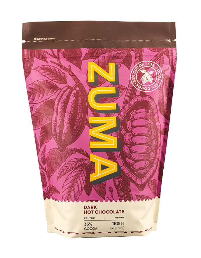 Zuma Dark Hot Chocolade- 1kg bag
