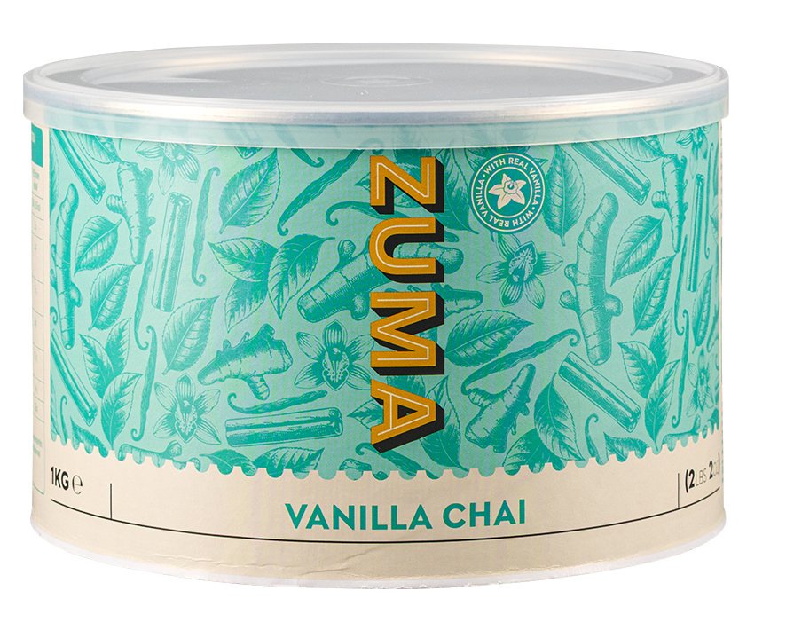 Zuma Chai Vanille 1kg/canette -bleu